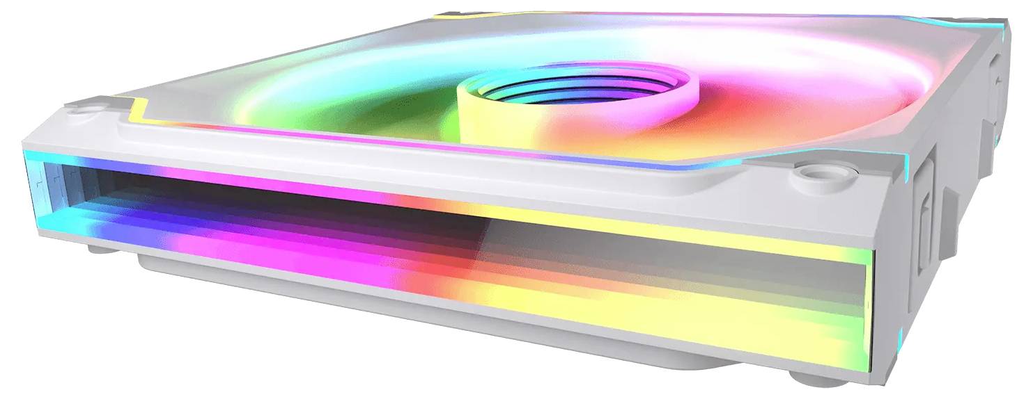 Cougar CF-SC140FW-RGB PC-Gehäuse-Lüfter Weiß (B x H x T) 140 x 140 x 25mm