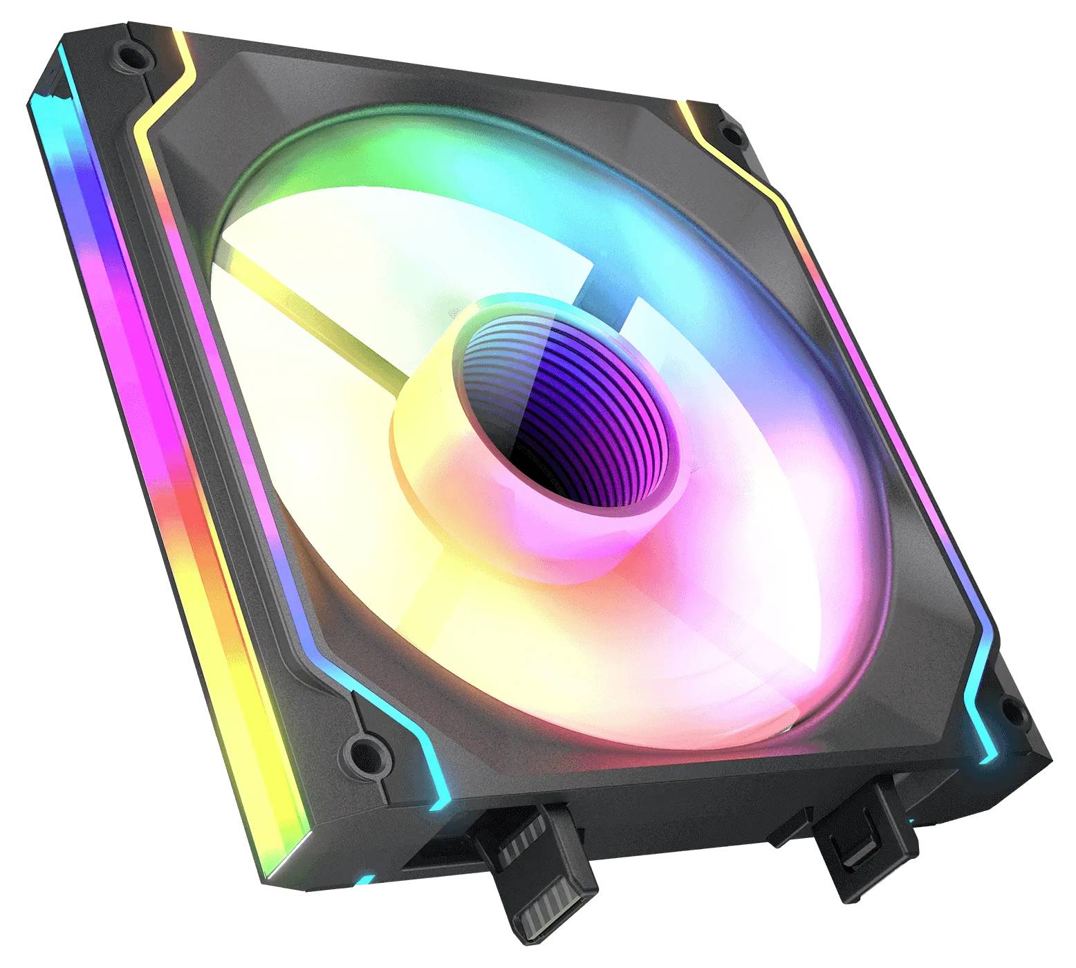 Cougar CF-SC140RB-RGB PC-Gehäuse-Lüfter Schwarz (B x H x T) 140 x 140 x 25mm