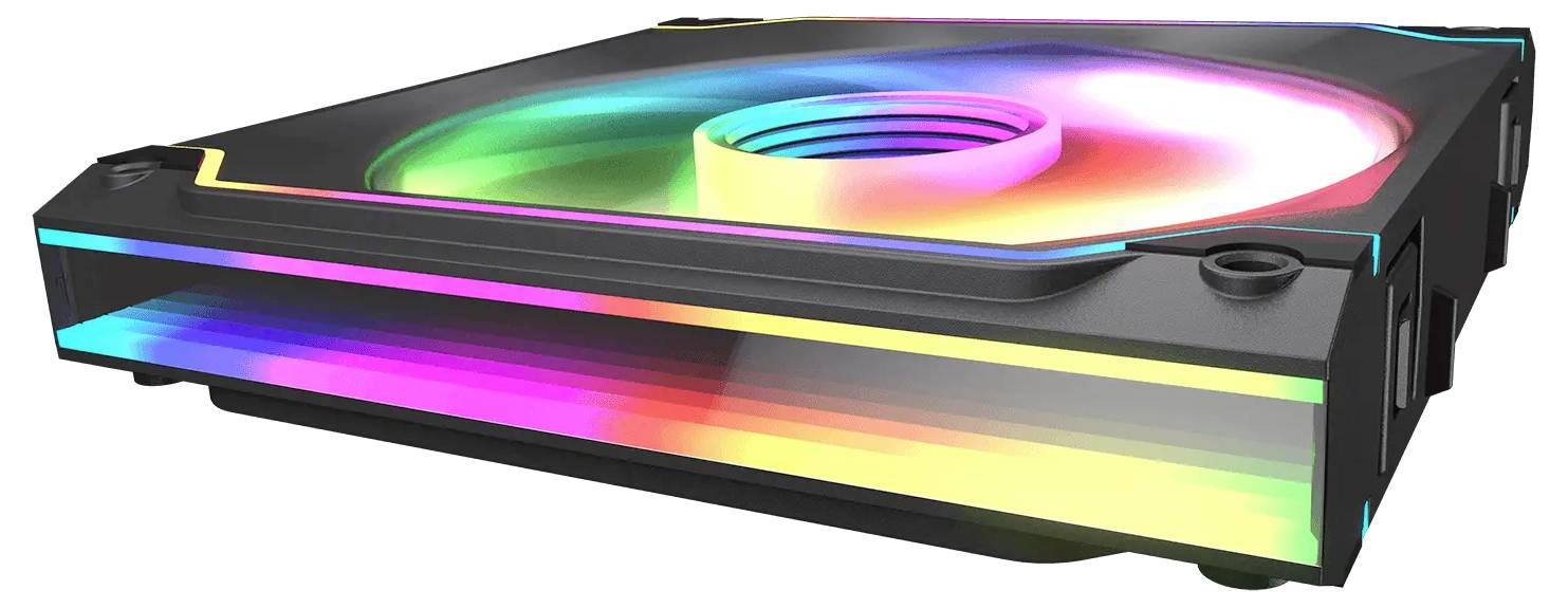 Cougar CF-SC140RB-RGB PC-Gehäuse-Lüfter Schwarz (B x H x T) 140 x 140 x 25mm