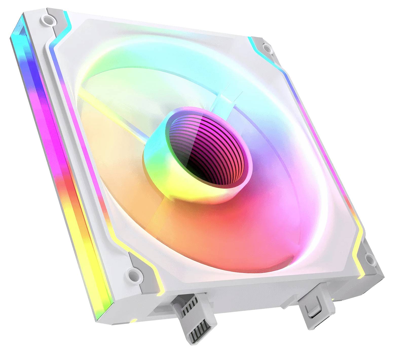 Cougar CF-SC140RW-RGB PC-Gehäuse-Lüfter Weiß (B x H x T) 140 x 140 x 25mm