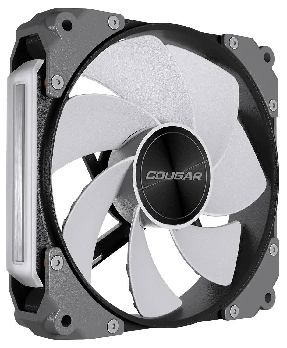Cougar CF-ARB12HB3-RGB PC-Gehäuse-Lüfter Schwarz (B x H x T) 120 x 120 x 28mm