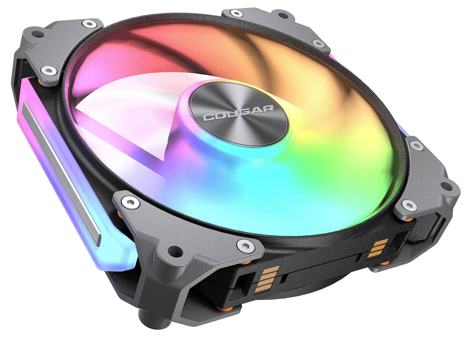 Cougar CF-ARB12HB3-RGB PC-Gehäuse-Lüfter Schwarz (B x H x T) 120 x 120 x 28mm