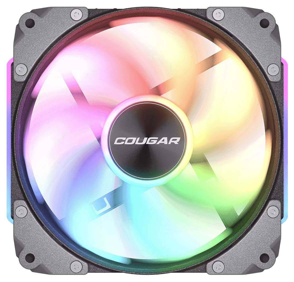 Cougar CF-ARB12HB3-RGB PC-Gehäuse-Lüfter Schwarz (B x H x T) 120 x 120 x 28mm