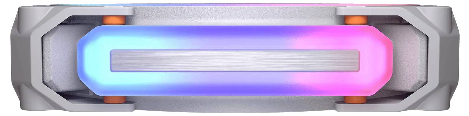 Cougar CF-ARW12HW-RGB PC-Gehäuse-Lüfter Weiß (B x H x T) 120 x 120 x 28mm