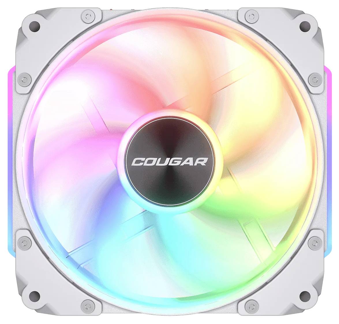 Cougar CF-ARW12HW3-RGB PC-Gehäuse-Lüfter Weiß (B x H x T) 120 x 120 x 28mm