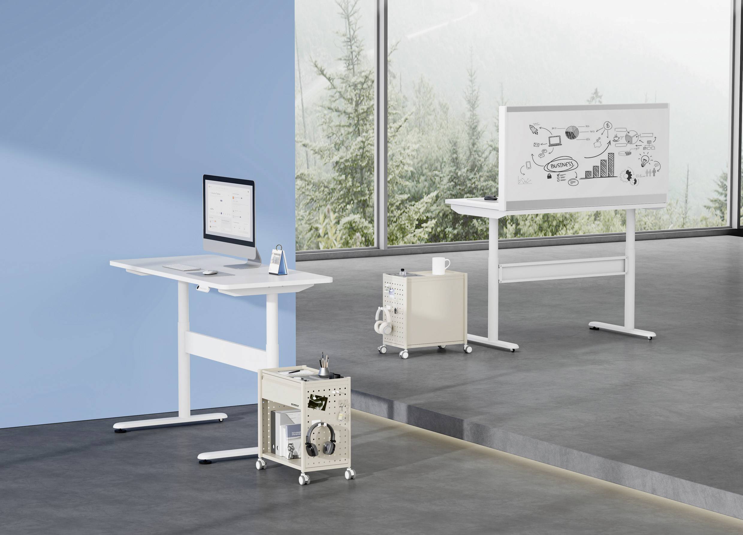 SpeaKa Professional Rollcontainer Hellbraun (B x H x T) 30 x 54.5 x 50cm Anzahl der Schubfächer: 1 SP-13660888 SP-MCT03-03 1St.