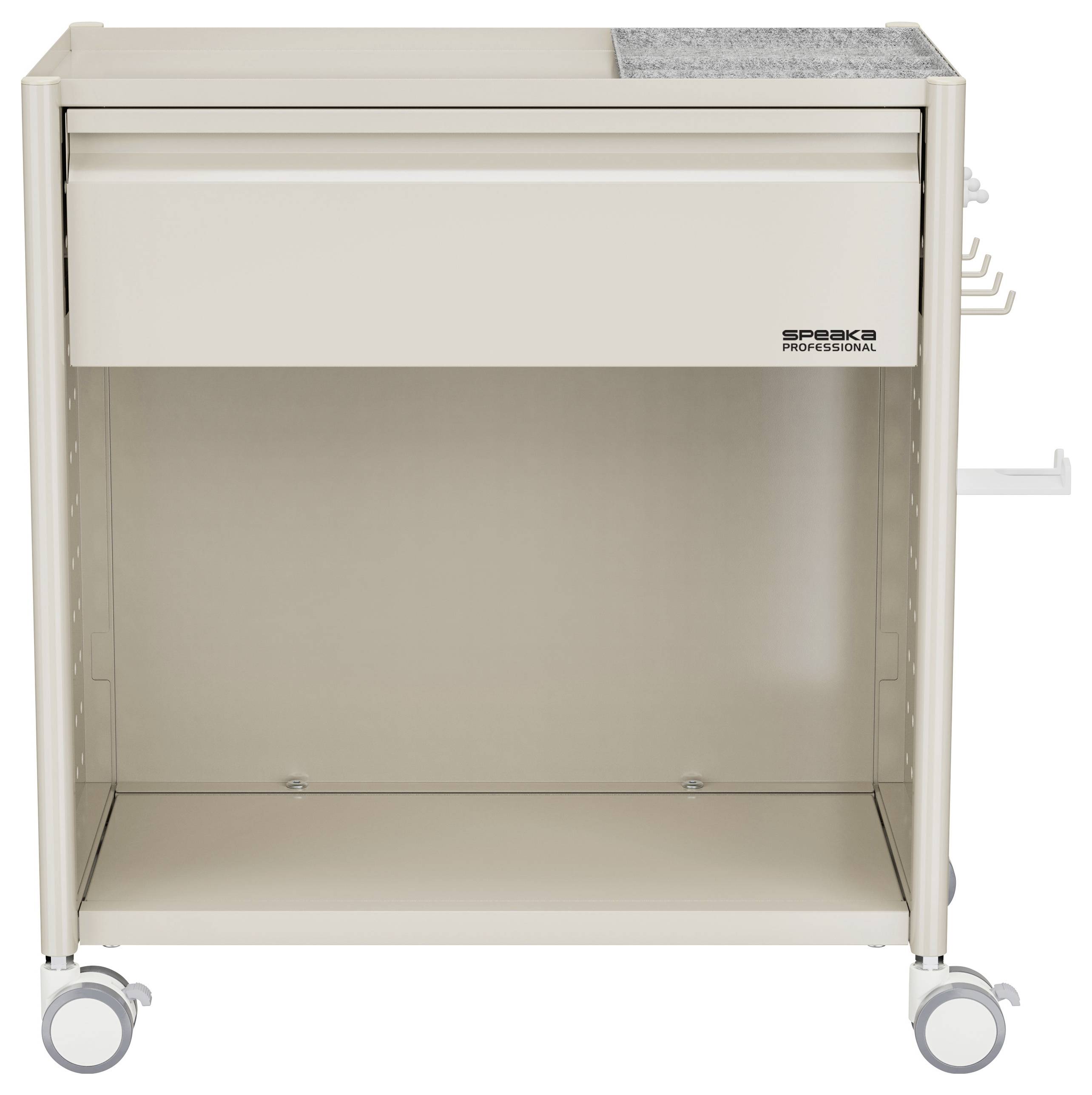 SpeaKa Professional Rollcontainer Hellbraun (B x H x T) 30 x 54.5 x 50cm Anzahl der Schubfächer: 1 SP-13660888 SP-MCT03-03 1St.