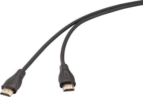 SpeaKa Professional HDMI Anschlusskabel HDMI-A Stecker, HDMI-A Stecker 3.00 m Schwarz SP-13660976 v
