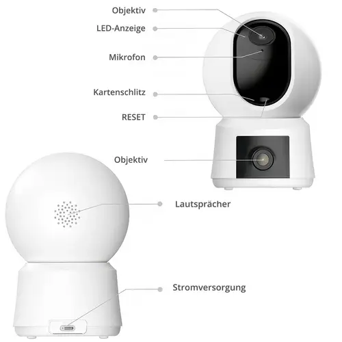 Arenti P3TT WLAN IP Überwachungskamera 2304 x 1296 Pixel Arenti P3TT WLAN IP Überwachungskamera 2304 x 1296 Pixel