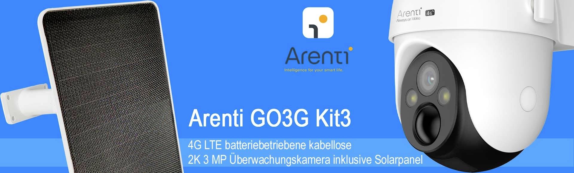 Arenti GO3G Kit3 IP Überwachungskamera 2304 x 1296 Pixel