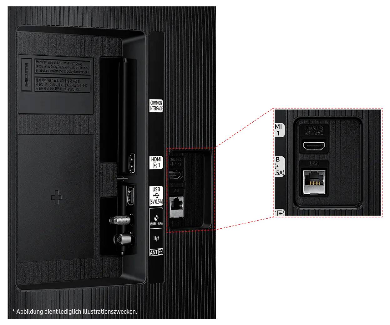 Samsung F6009 LED-TV 80cm 32 Zoll EEK F (A - G) CI+, DVB-C, DVB-S2, DVB-T2, Full HD, Smart TV, WLAN Schwarz