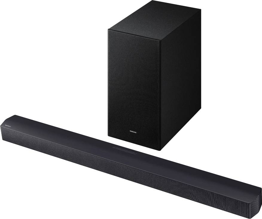 Samsung B-Serie HW-B460GF 2.1-Kanal Soundbar Schwarz Bluetooth®, WLAN, inkl. kabellosem Subwoofer