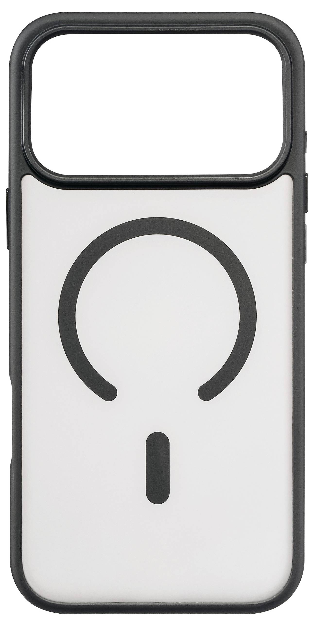 Eine Handyhülle mit einem offenen Oberteil und einem stilisierten Glühbirnen-Symbol auf der Rückseite, geeignet für ein Gerät mit einer ähnlichen Form.