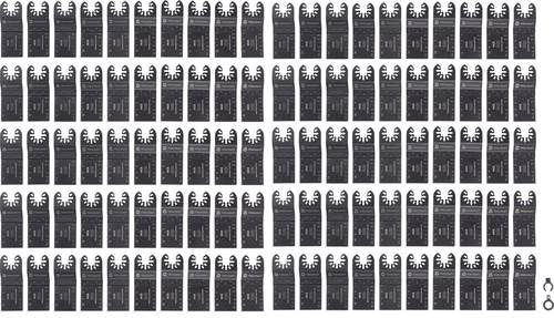 TOOLCRAFT TO-10246101 HCS Multifunktionswerkzeug-Zubehör-Set 100teilig 34 mm 100 St.
