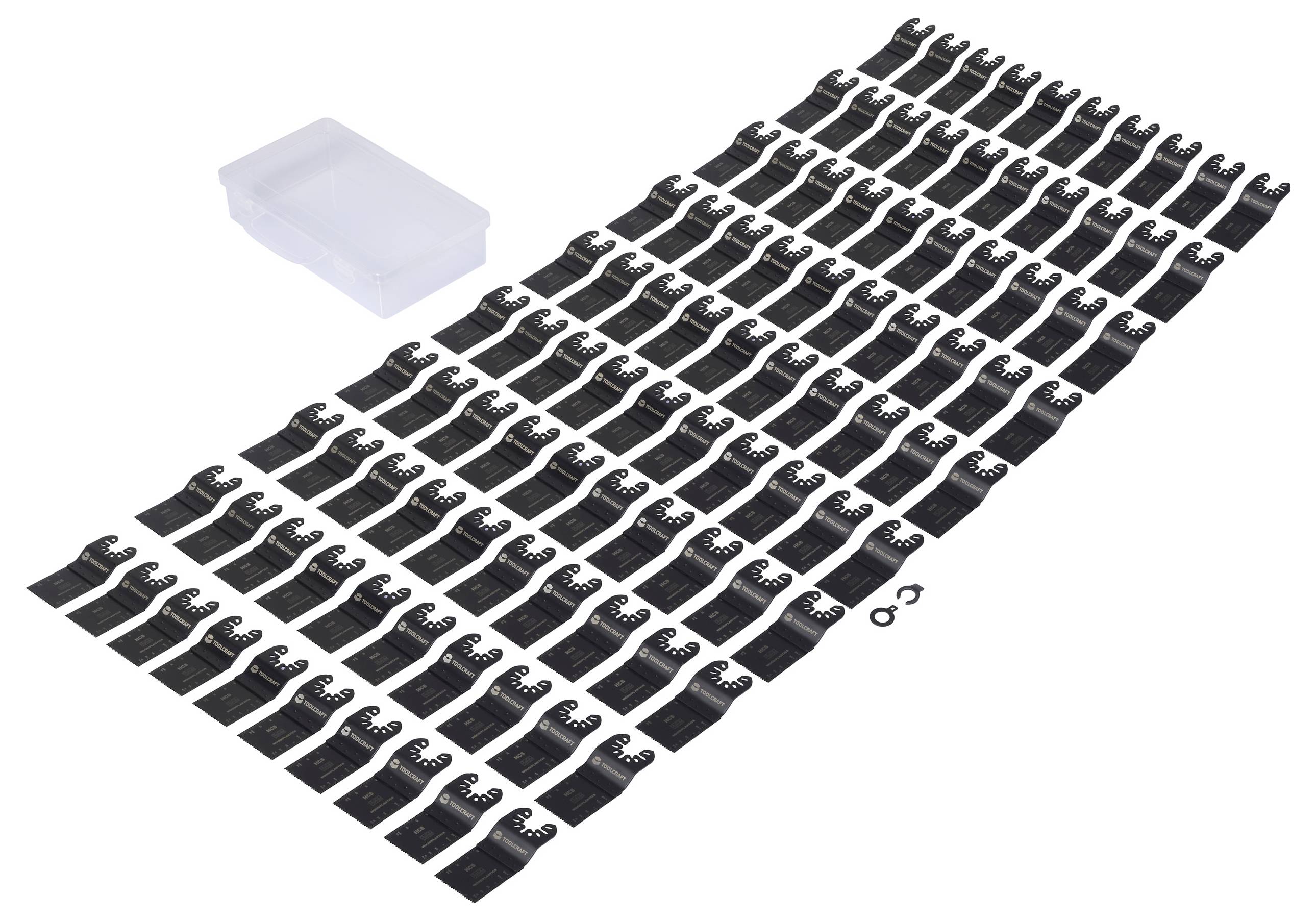 TOOLCRAFT TO-10246101 HCS Multifunktionswerkzeug-Zubehör-Set 100teilig 34mm 100St.