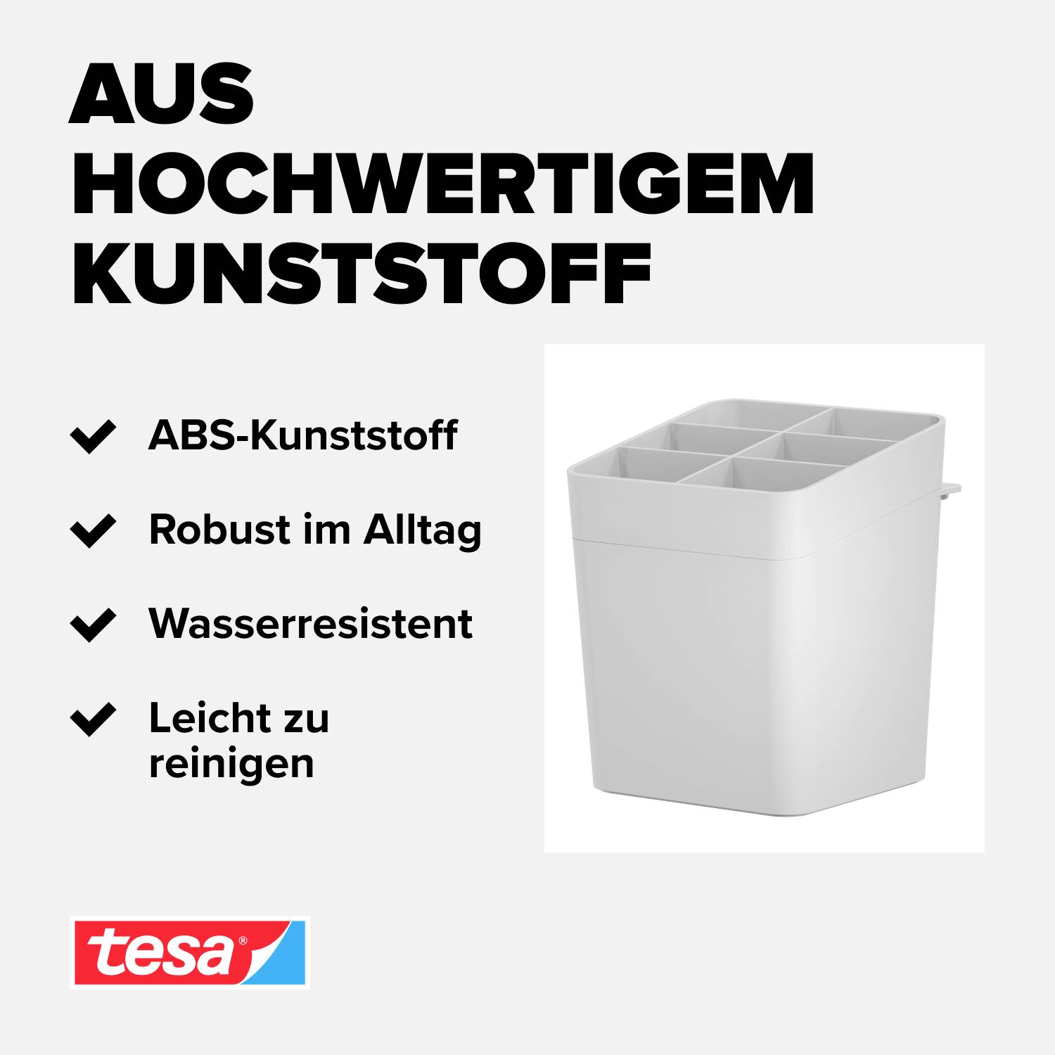 Tesa 70045-00000-00 Utensilienhalter Weiß 1 Set