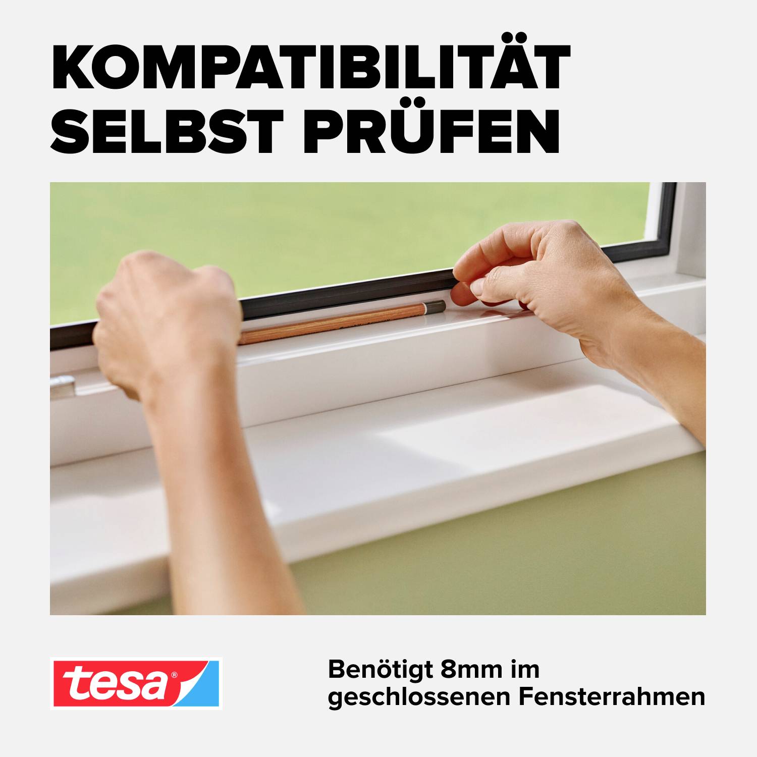 Tesa Insect Stop 55360-00002-00 Fliegengitter (B x H) 1.2m x 2.4m Anthrazit 1St.