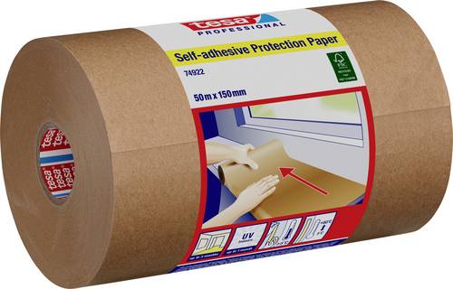 Tesa 74922 74922-00000-00 Kreppband tesa® Professional Chamois (L x B) 50m x 15cm 50m