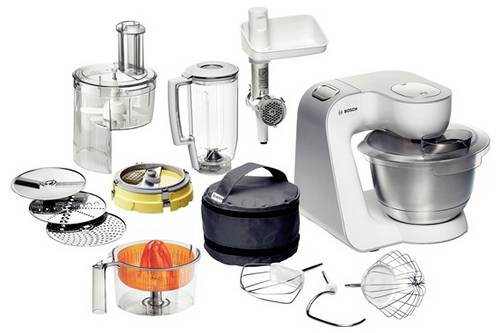 Bosch Haushalt MUM54251 Küchenmaschine 900W Weiß, Silber