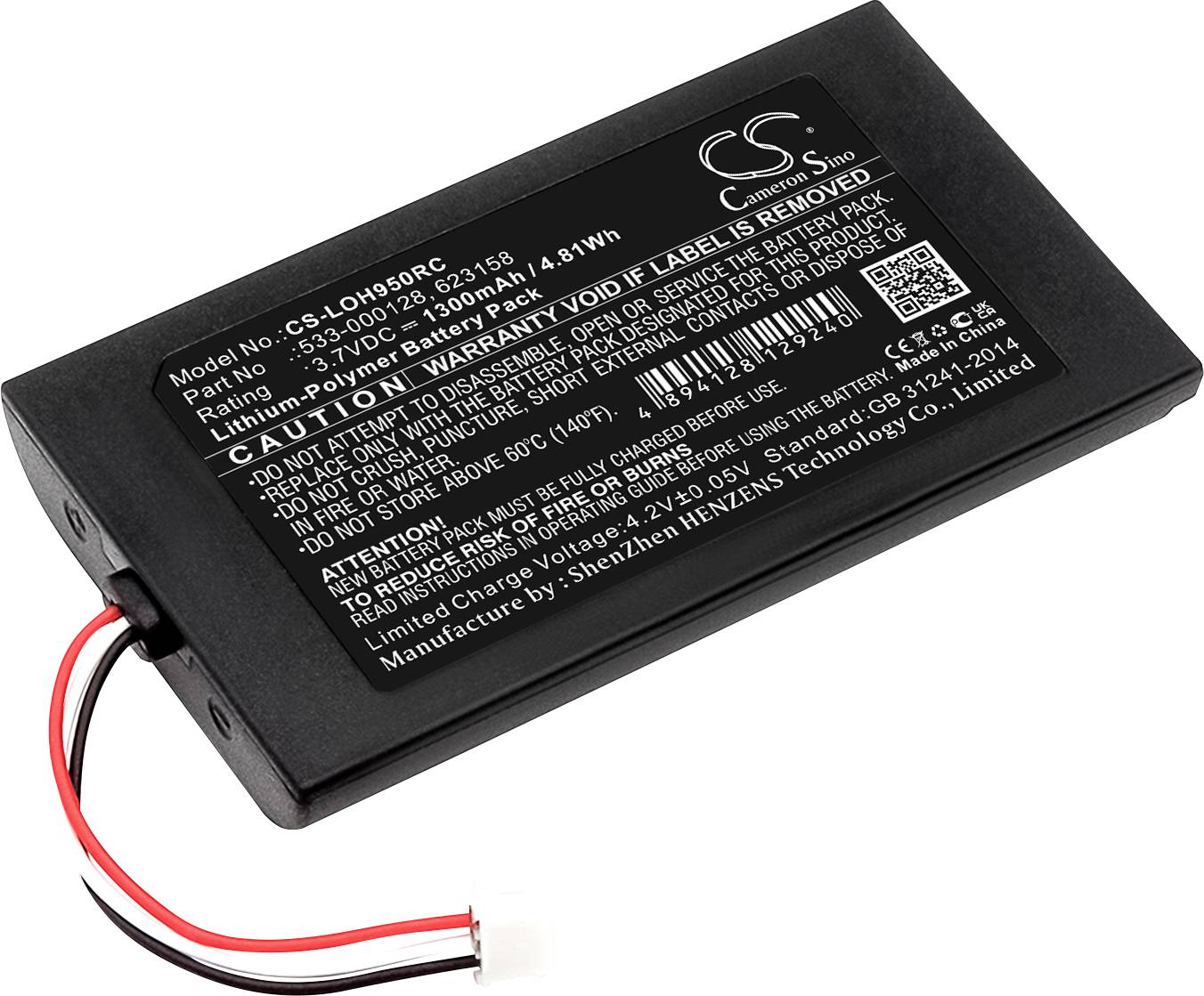 CS Cameron Sino Werkzeug-Akku 3.7V 1300 mAh