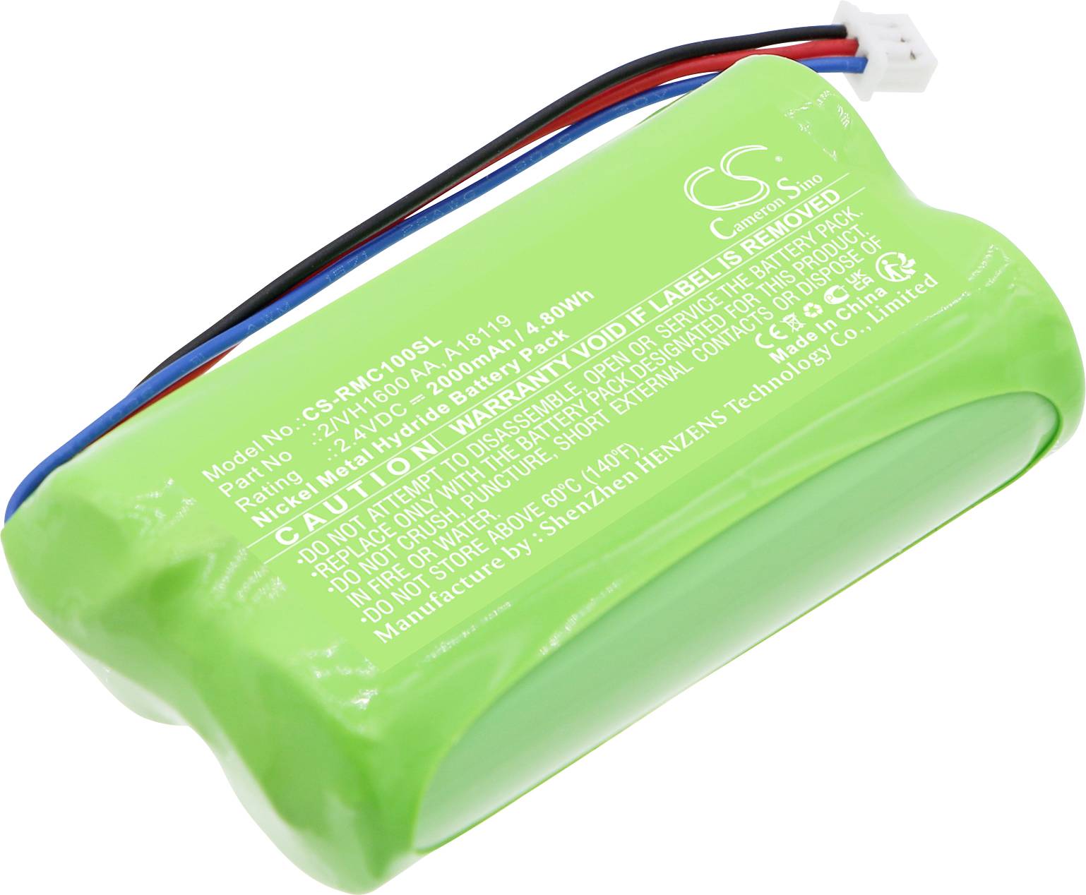 CS Cameron Sino Werkzeug-Akku 2.4V 2000 mAh