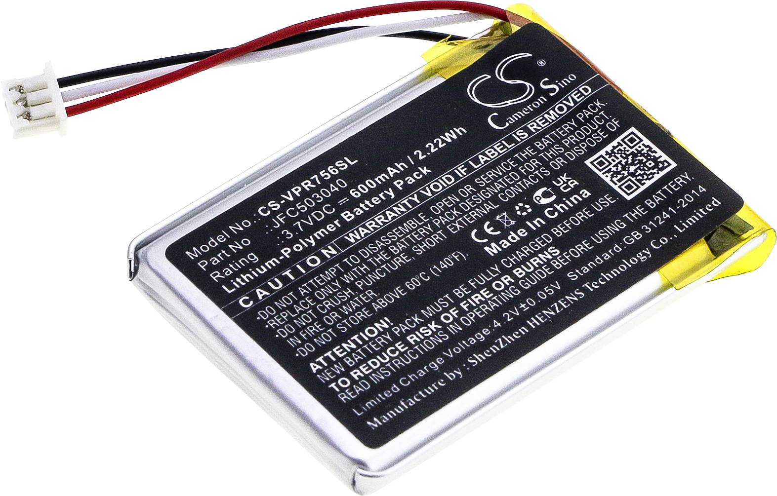 CS Cameron Sino Werkzeug-Akku 3.7V 600 mAh