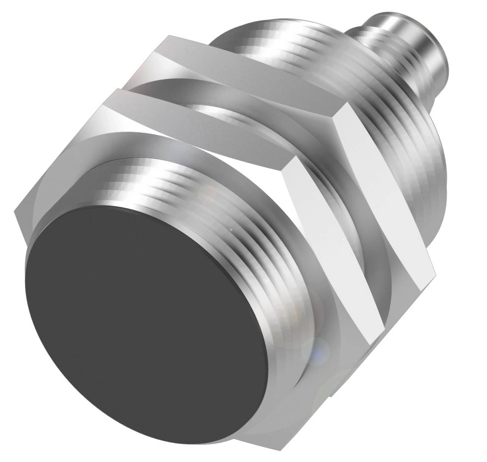 Ein zylindrischer, silberner Metallgegenstand mit geriffelter Oberfläche und einem flachen, abgerundeten Ende.