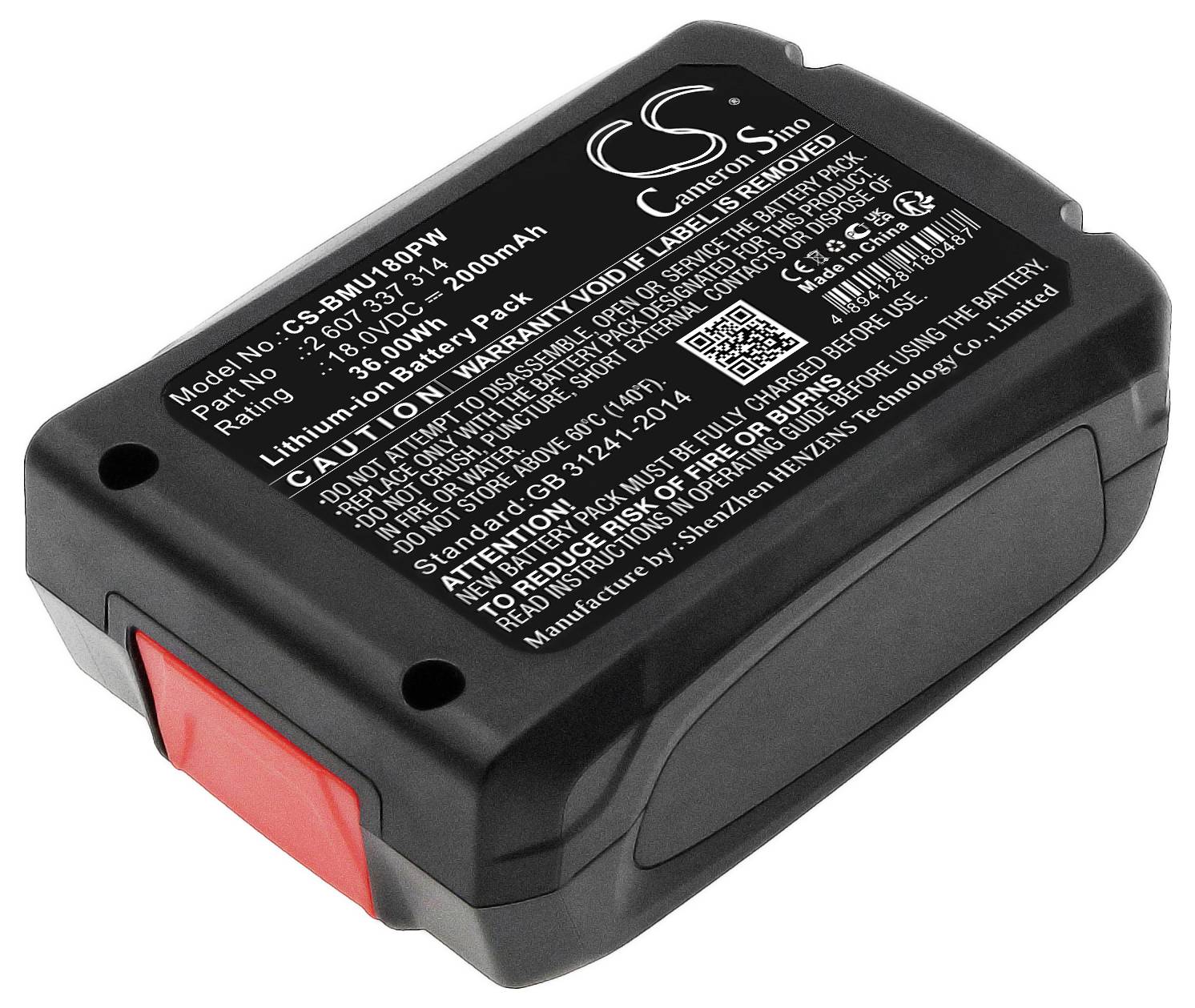 CS Cameron Sino Werkzeug-Akku 18V 2000 mAh