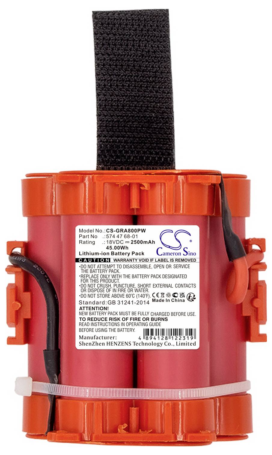 CS Cameron Sino Werkzeug-Akku 18V 2500 mAh