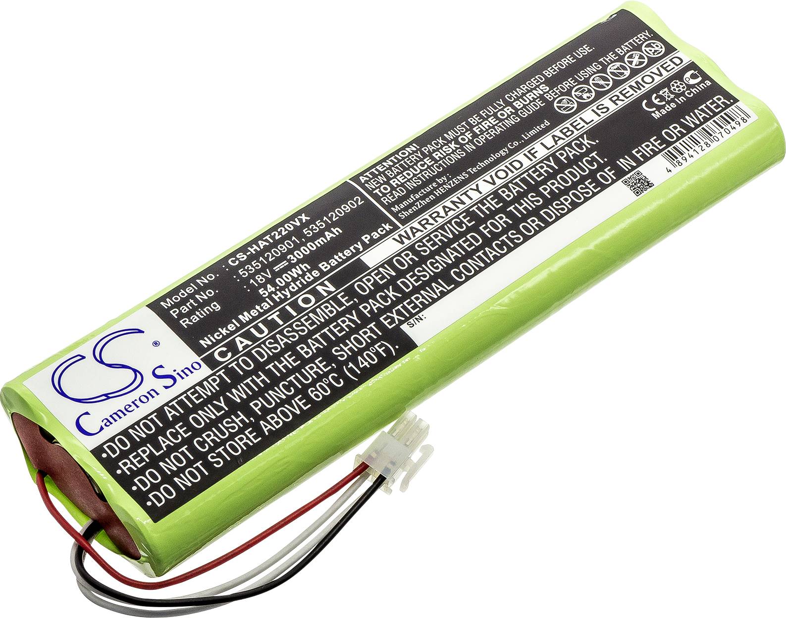 CS Cameron Sino Werkzeug-Akku 18V 3000 mAh