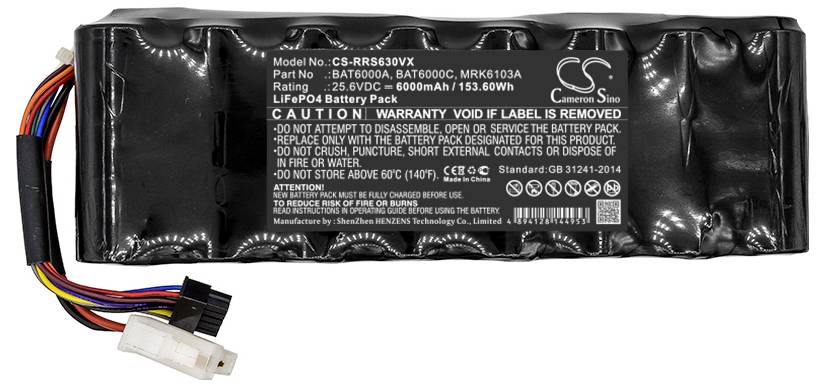 CS Cameron Sino Werkzeug-Akku 25.6V 6000 mAh