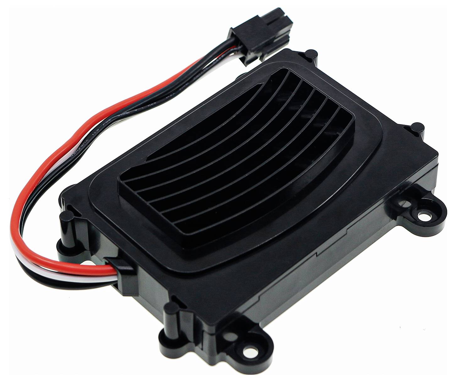 'Motorcontroller für Elektrofahrzeuge' in rechteckigem Gehäuse mit Lüftungsschlitzen und Kabelanschluss.