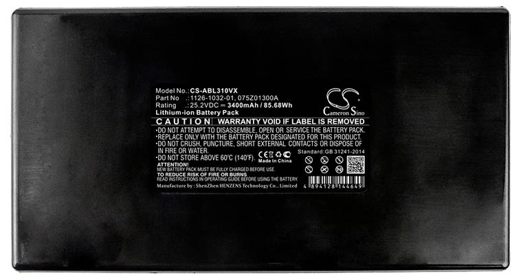 CS Cameron Sino Werkzeug-Akku 25.2V 3400 mAh