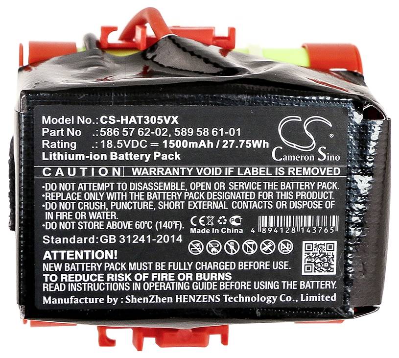 CS Cameron Sino Werkzeug-Akku 18.5V 1500 mAh