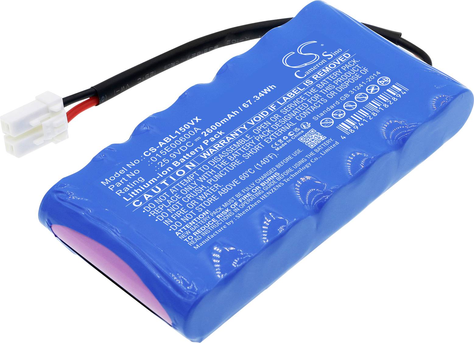 CS Cameron Sino Werkzeug-Akku 25.9V 2600 mAh