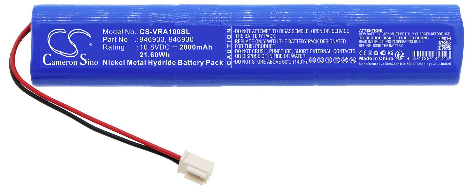 CS Cameron Sino Werkzeug-Akku 3.7V 2000 mAh