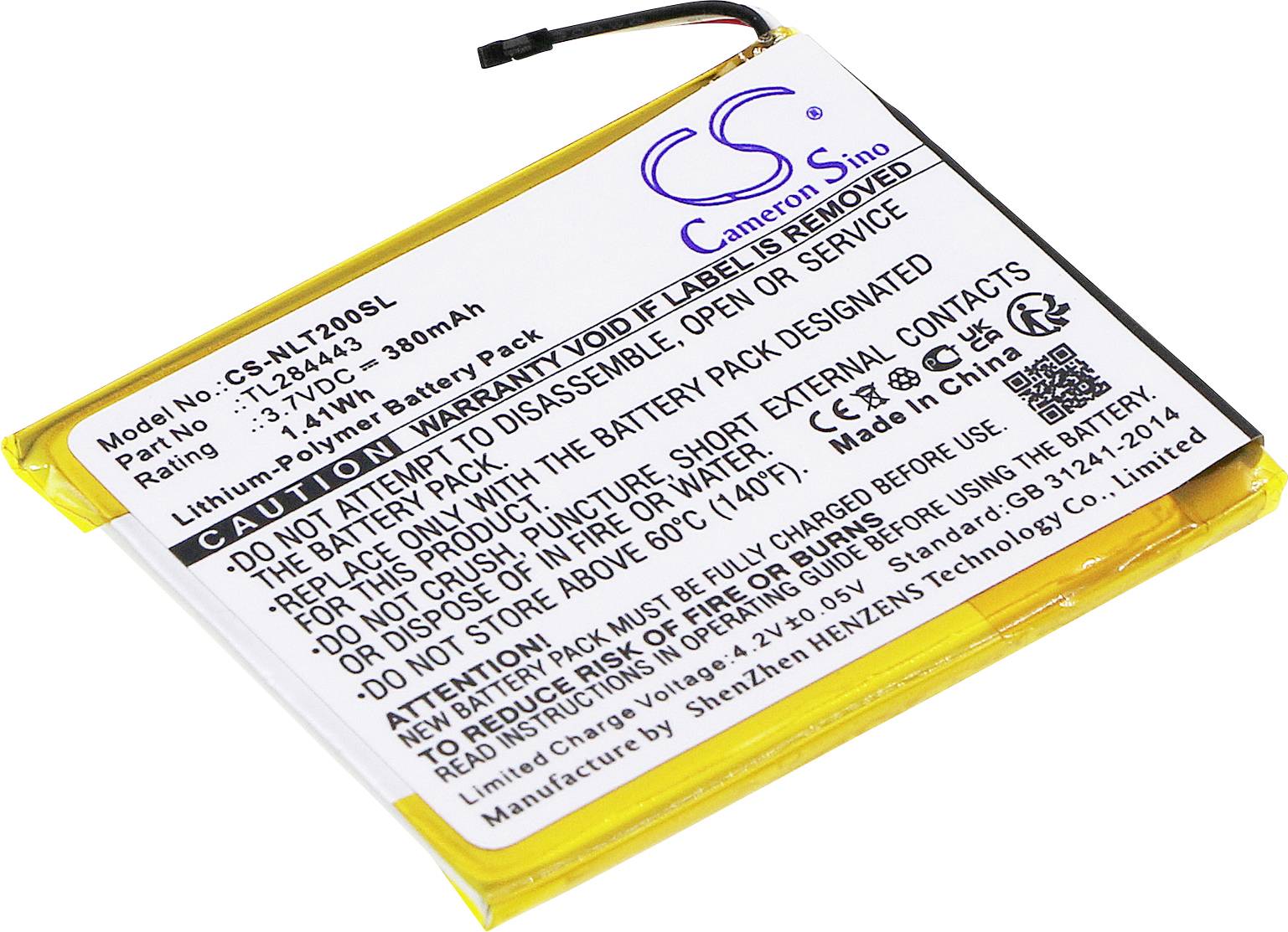 CS Cameron Sino Werkzeug-Akku 3.7V 380 mAh