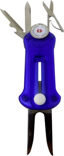 Victorinox Golf Tool 0.7052.T2 Multitool Anzahl Funktionen 10 Blau (transparent)