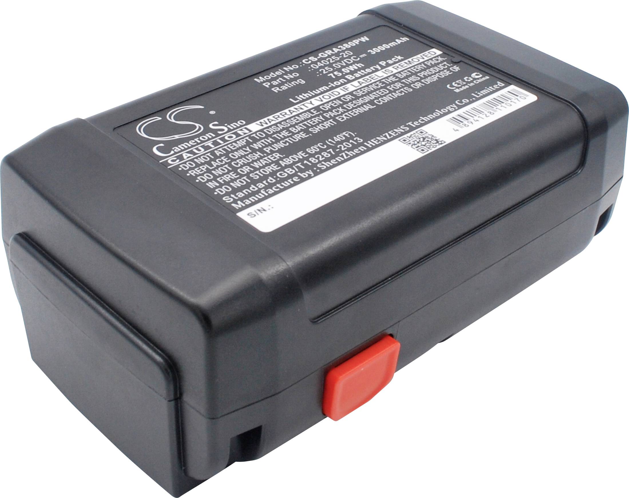 CS Cameron Sino Werkzeug-Akku 25V 3000 mAh