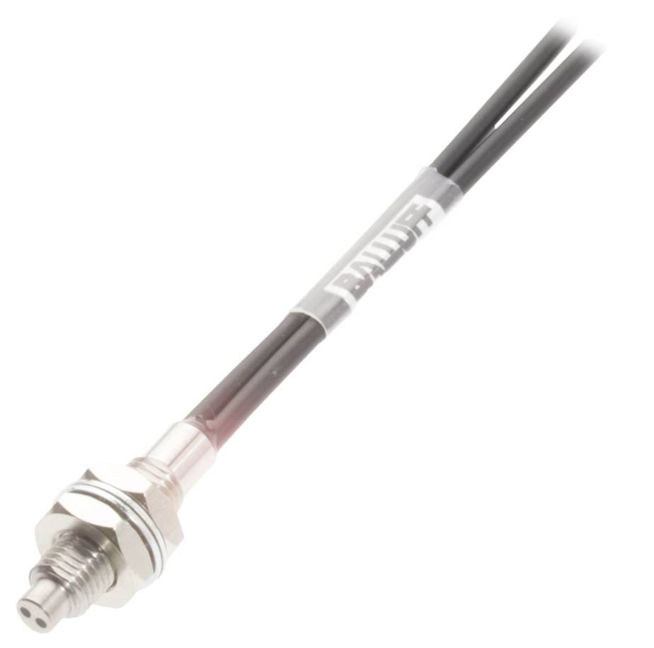 Ein Kabel mit Steckverbinder, an dem 'Balluff' steht, zeigt eine Verbindungslösung an.