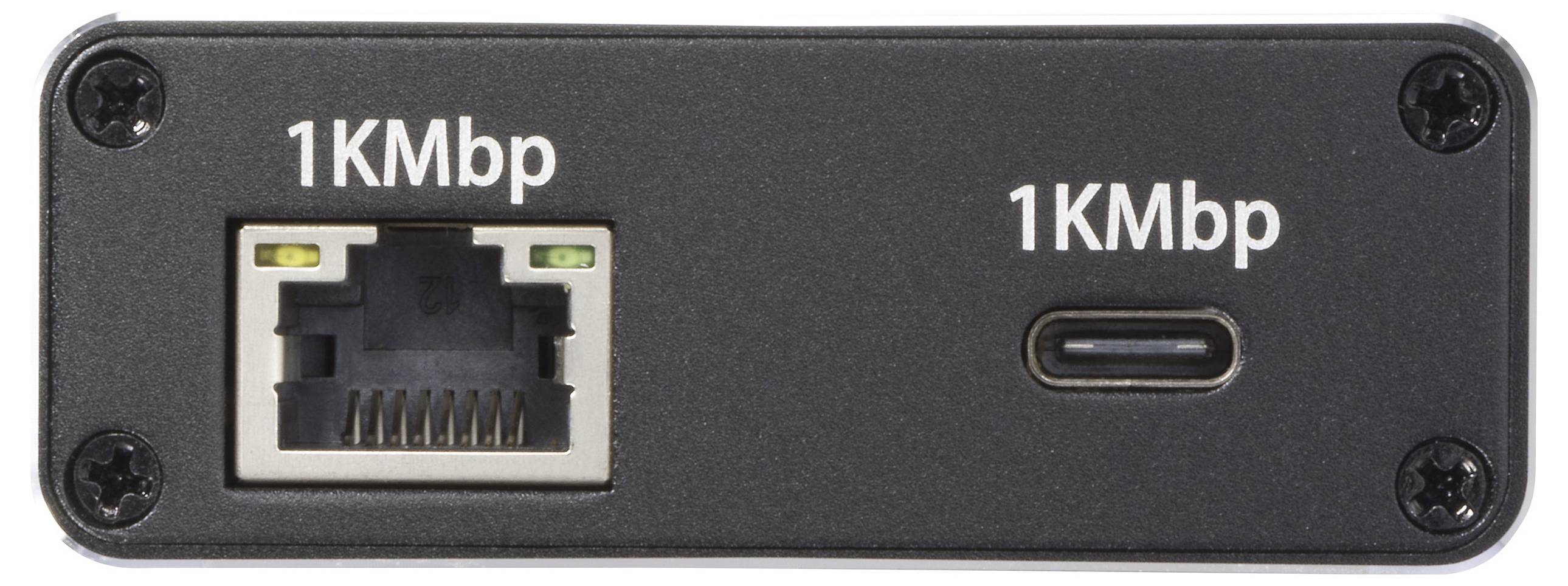 SpeaKa Professional SP-GNS-190 Splitter 1+1 Port RJ45, USB-C® 1 GBit/s USB-Stromversorgung