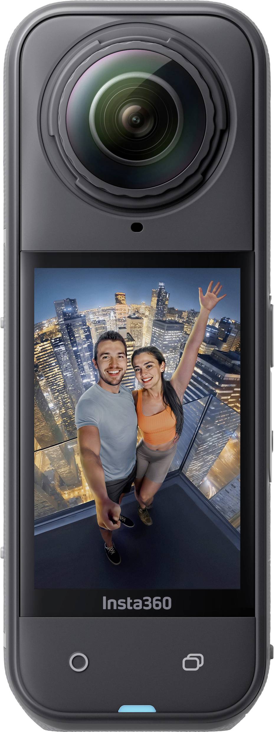 Insta360 X5 360° Action Cam 8K, Touch-Screen, WLAN, Wasserfest, Zeitraffer, Webcam