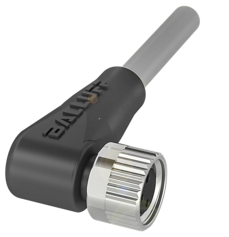 Antenne mit schwarzem Kunststoffgehäuse und silbernem Metallanschluss.