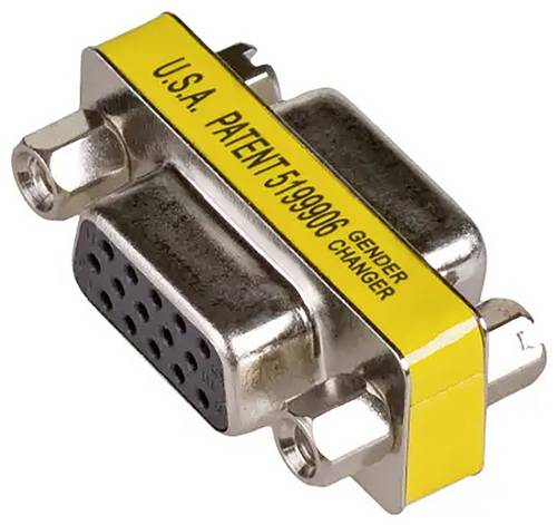 Akyga AK-AD-18 D-SUB Adapter D-SUB-Buchse 15pol. - D-SUB-Buchse 15pol. 1 St.