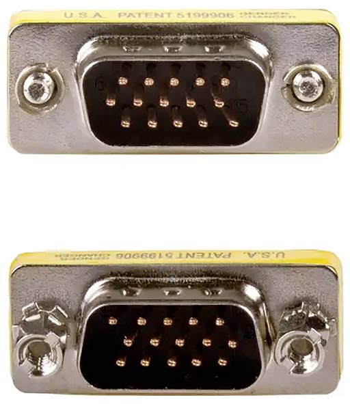 Akyga AK-AD-19 D-SUB Adapter D-SUB-Stecker 15pol. - D-SUB-Stecker 15pol. 1St.