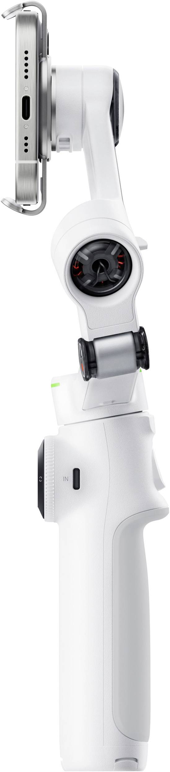 Insta360 Flow 2 Pro AI Tracker Bundle Gimbal elektrisch Weiß Bluetooth Belastbar bis 300 g