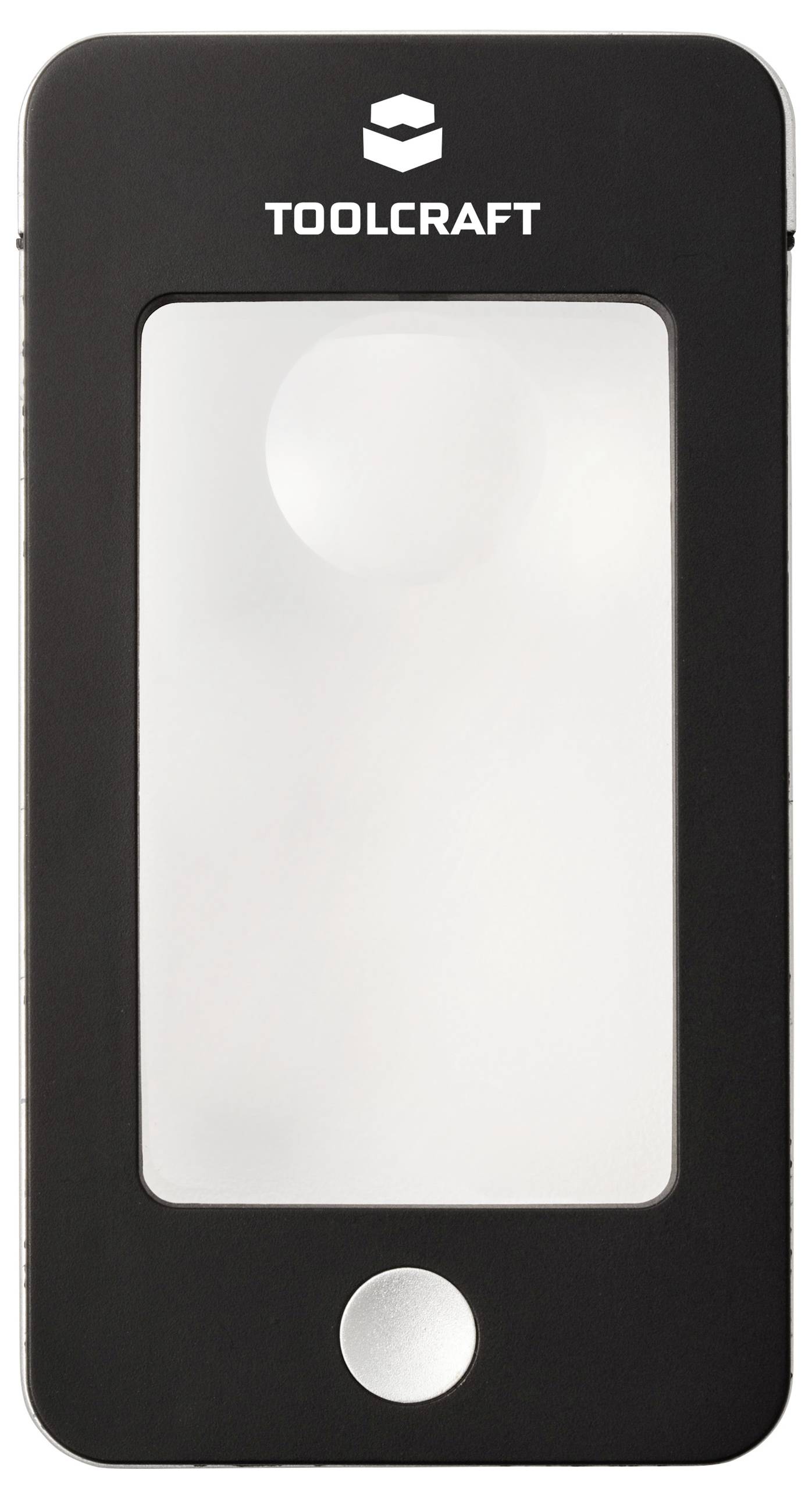 TOOLCRAFT TO-10283184 Handlupe mit LED-Beleuchtung Vergrößerungsfaktor: 2 x, 4 x Linsengröße: (Ø) 23mm Schwarz