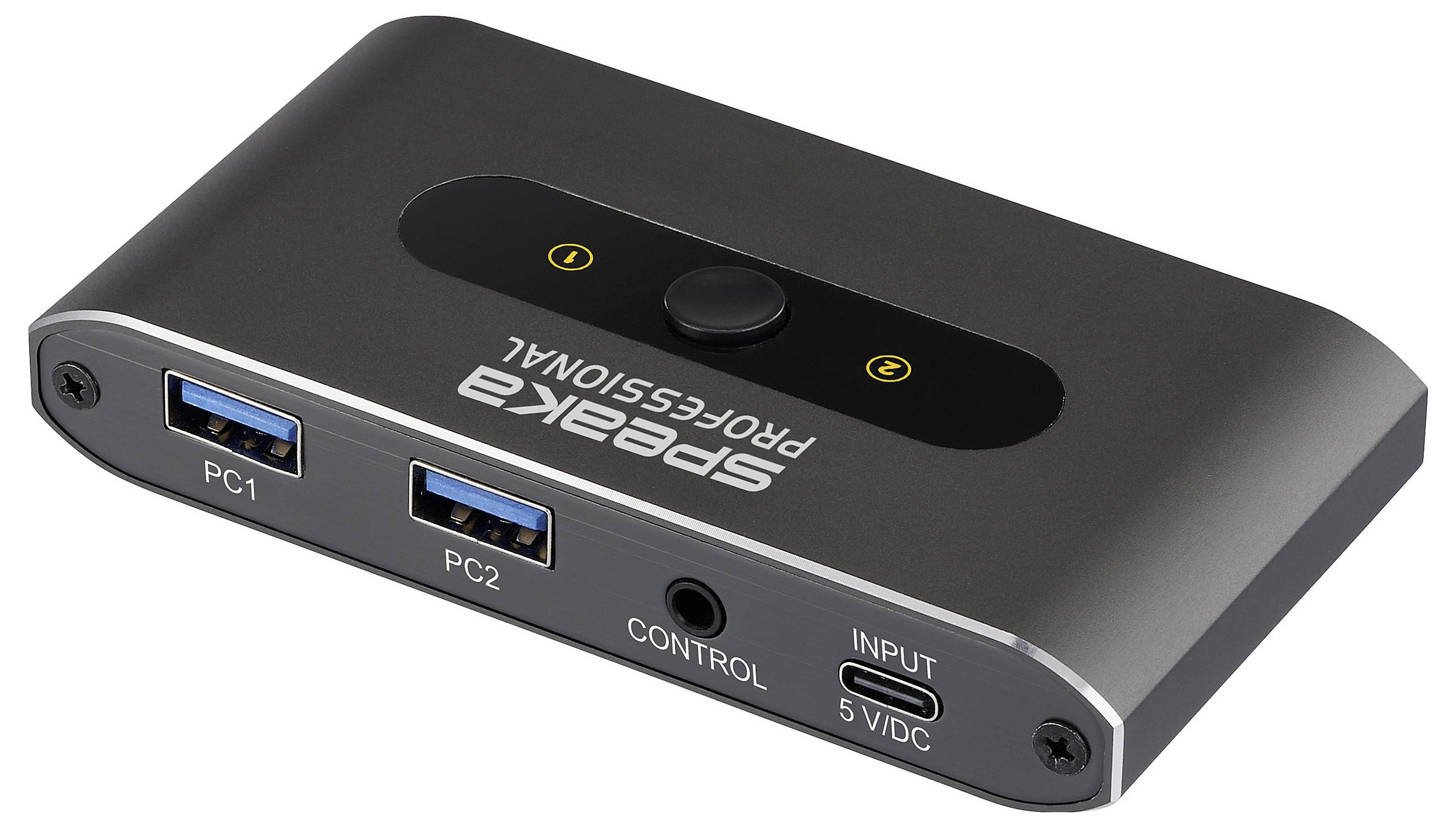 SpeaKa Professional SP-KVM-204-A KVM-Umschalter Fernbedienung