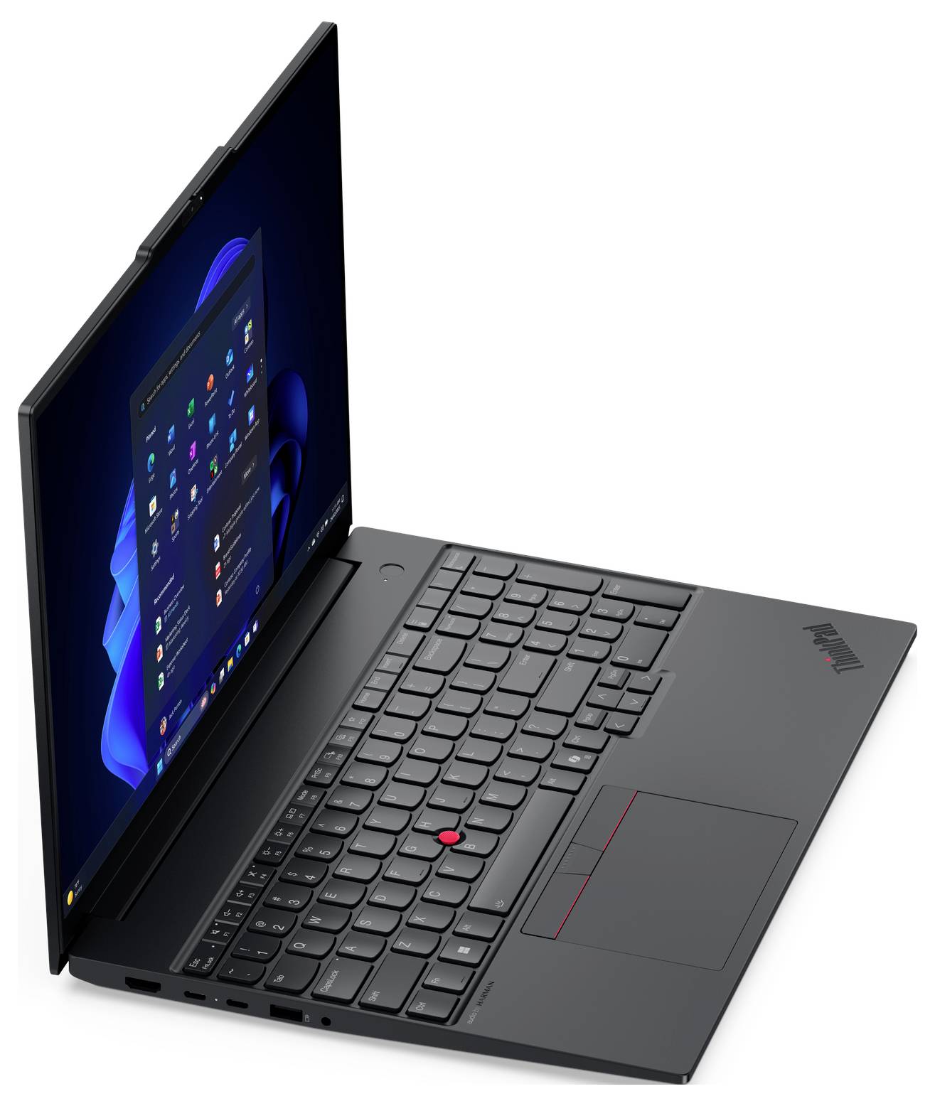 Lenovo Notebook ThinkPad E16 Gen 3 40.6 cm (16 Zoll) WUXGA AMD Ryzen 7 250 32 GB RAM 1 TB SSD Deutsch, QWERTZ AMD Radeon™ 780 Schwarz Win 11 P
