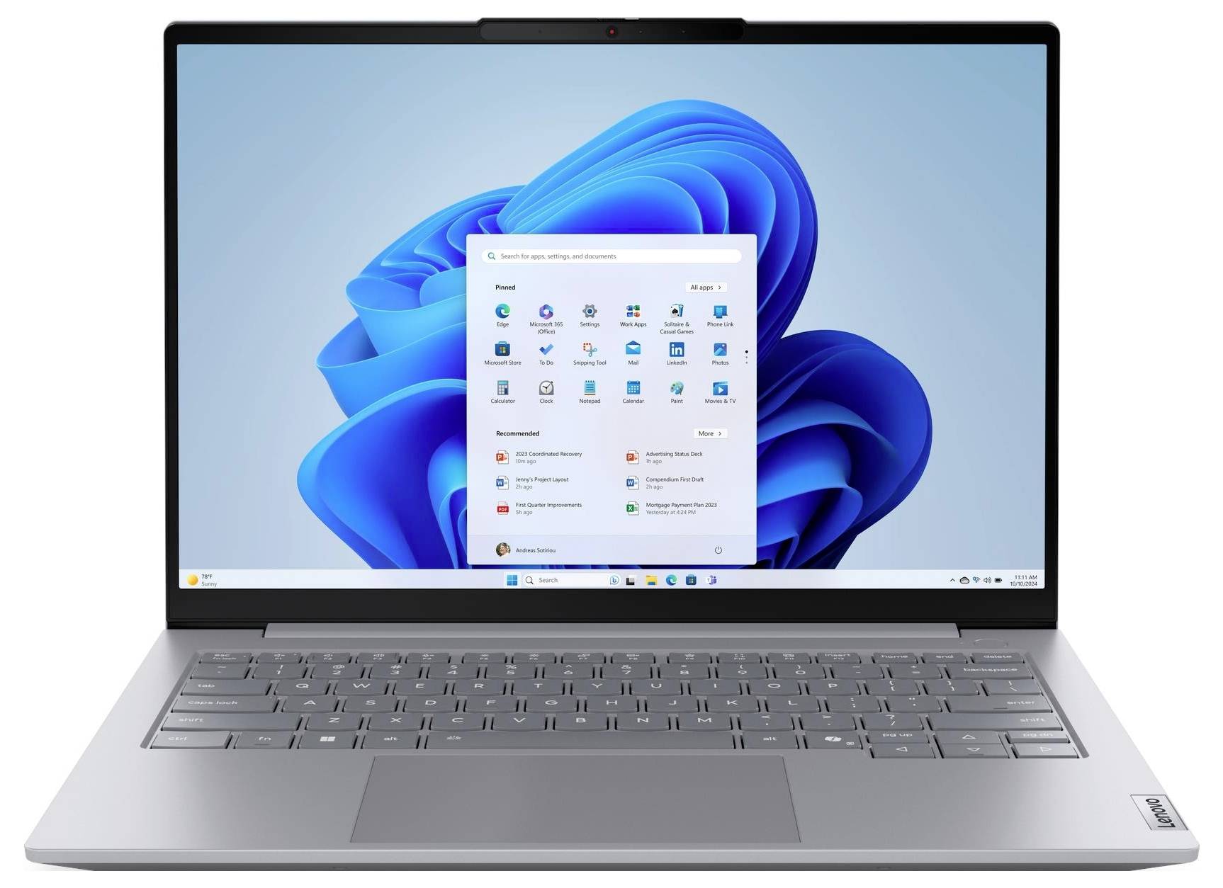 Lenovo Notebook ThinkBook 14 G8 IAL, ThinkBook 14 Gen 8 35.6 cm (14 Zoll) WUXGA Intel® Core™ Ultra 5 225U 32 GB RAM 512 GB SSD Deutsch, QWERTZ